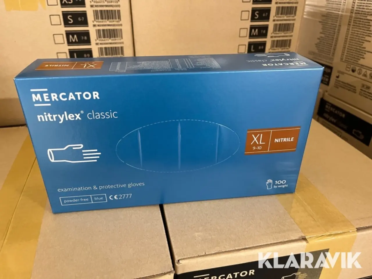 Billede 2 - Nitrilhandsker Mercator Nitrylex Classic størrelse XL - 10 kasser