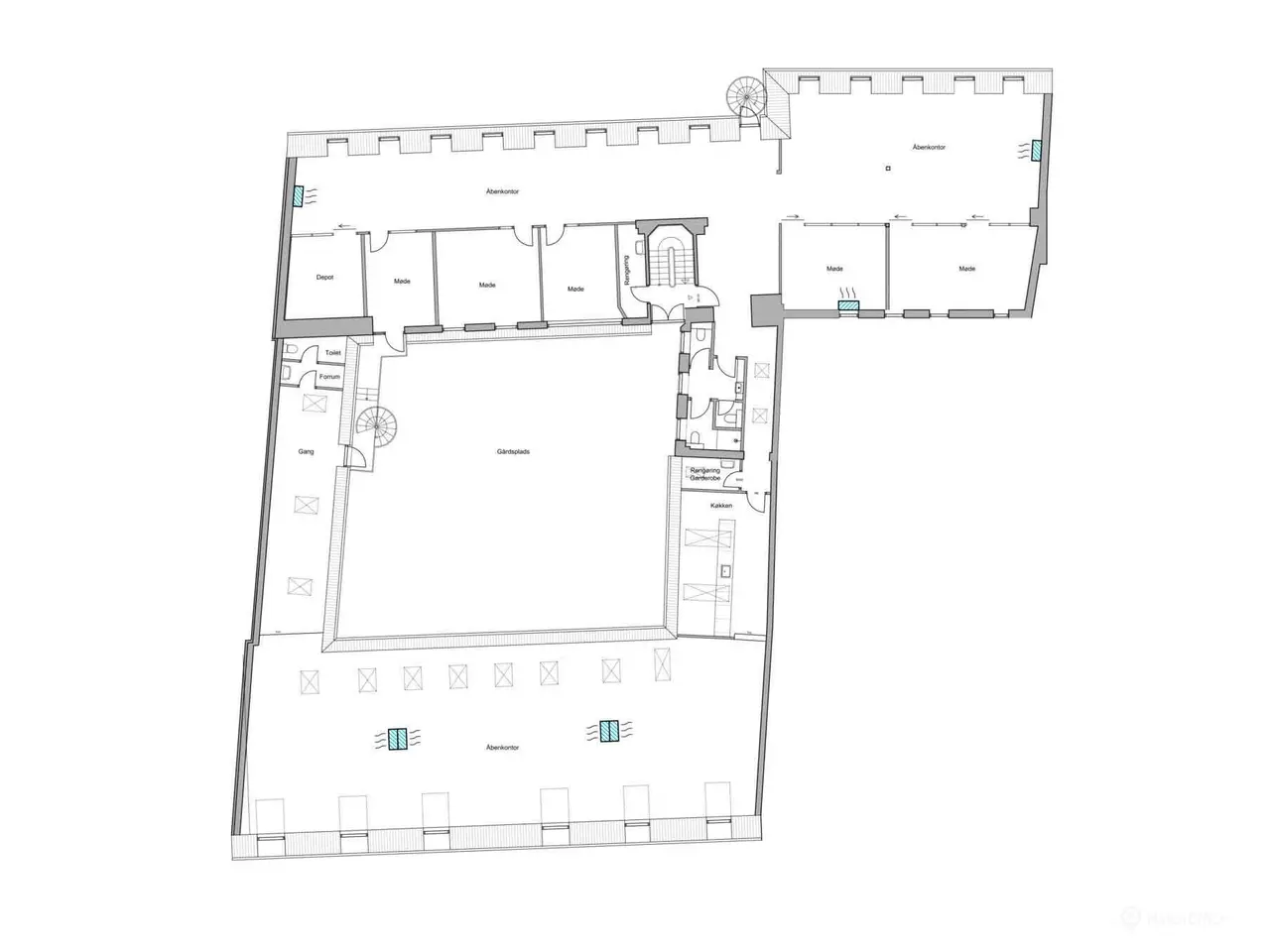 Billede 18 - Kontoretage på 588 m² i Latinerkvarteret, Aarhus C