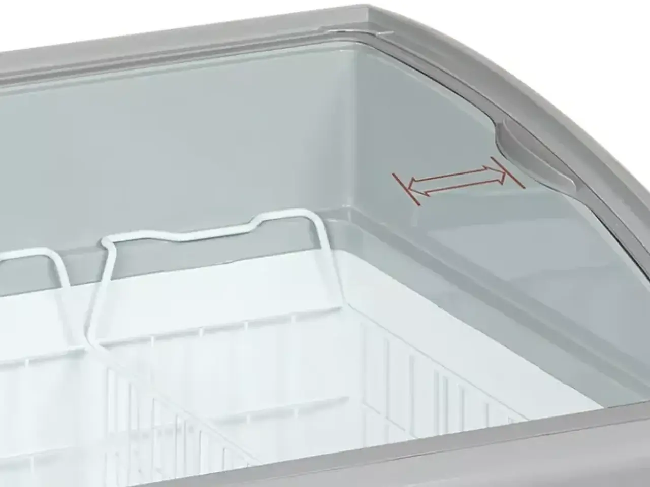 Billede 5 - Tefcold Elegant Kummefryser med Buet Glasskydelåg