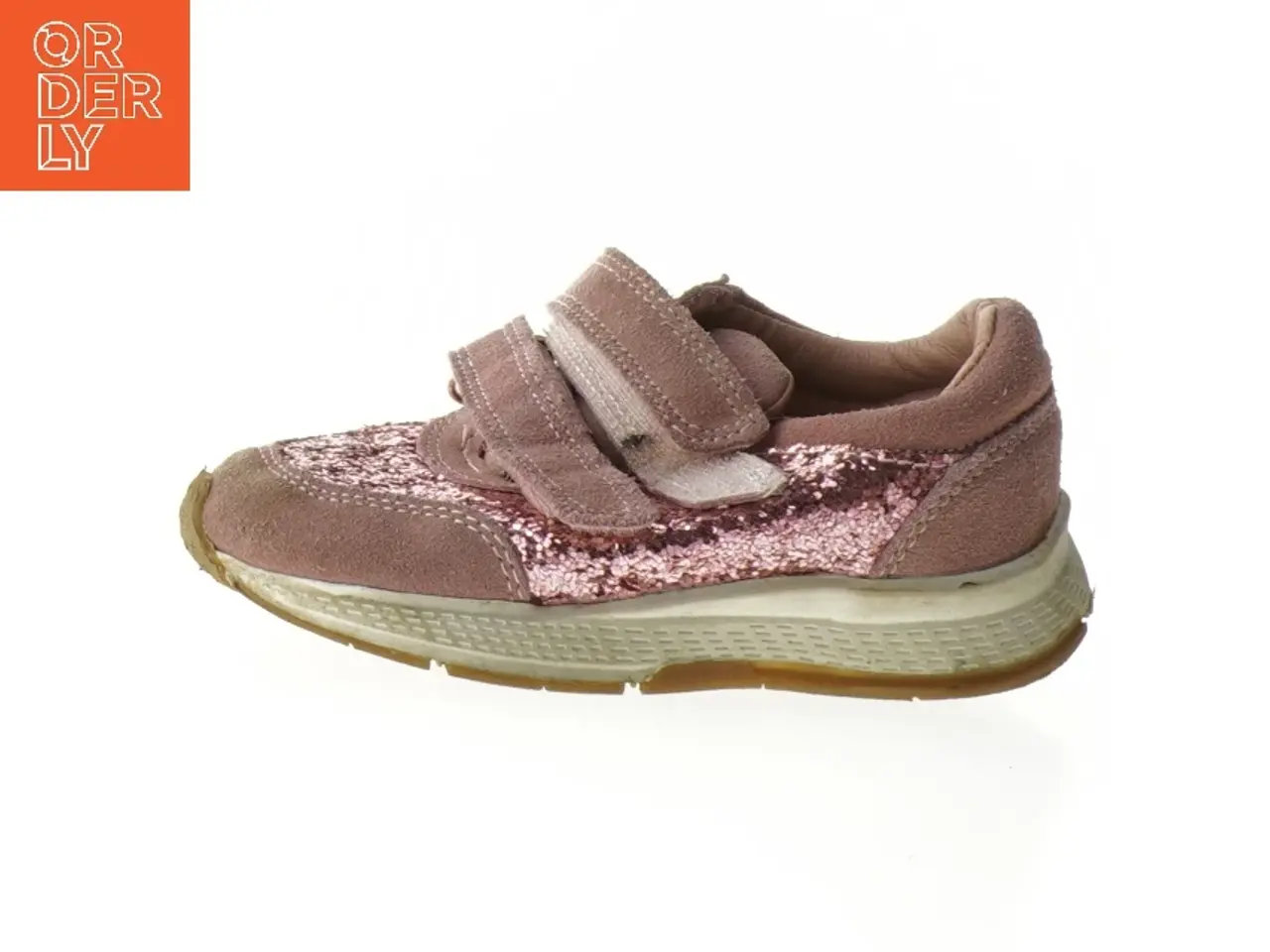 Billede 1 - Lyserøde sneakers til børn med glimmer fra Sofie Schnoor (str. 22 )