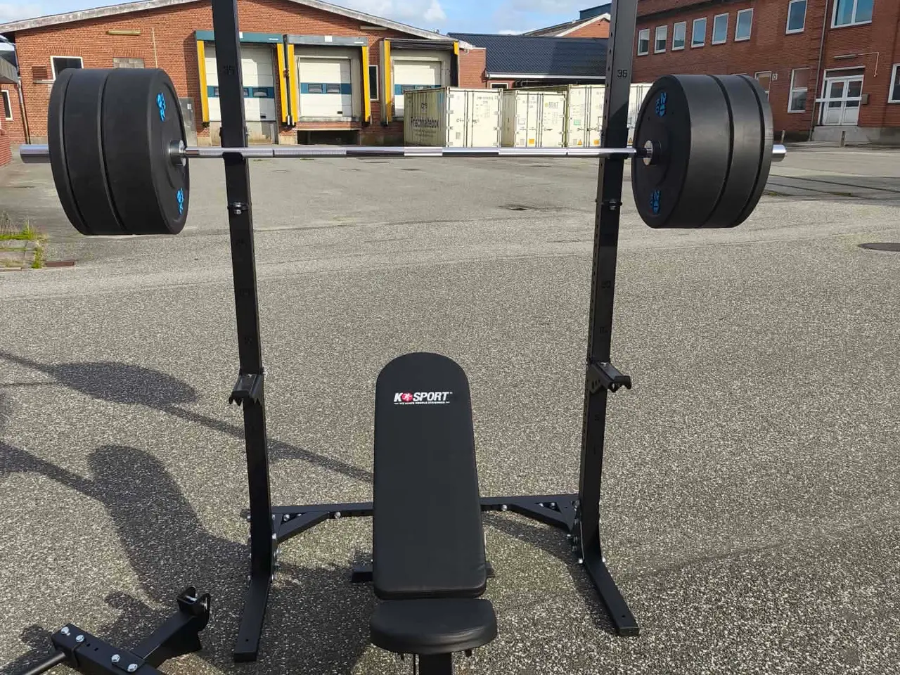 Billede 8 - Squat Rack Bænk Stang plus 100kg