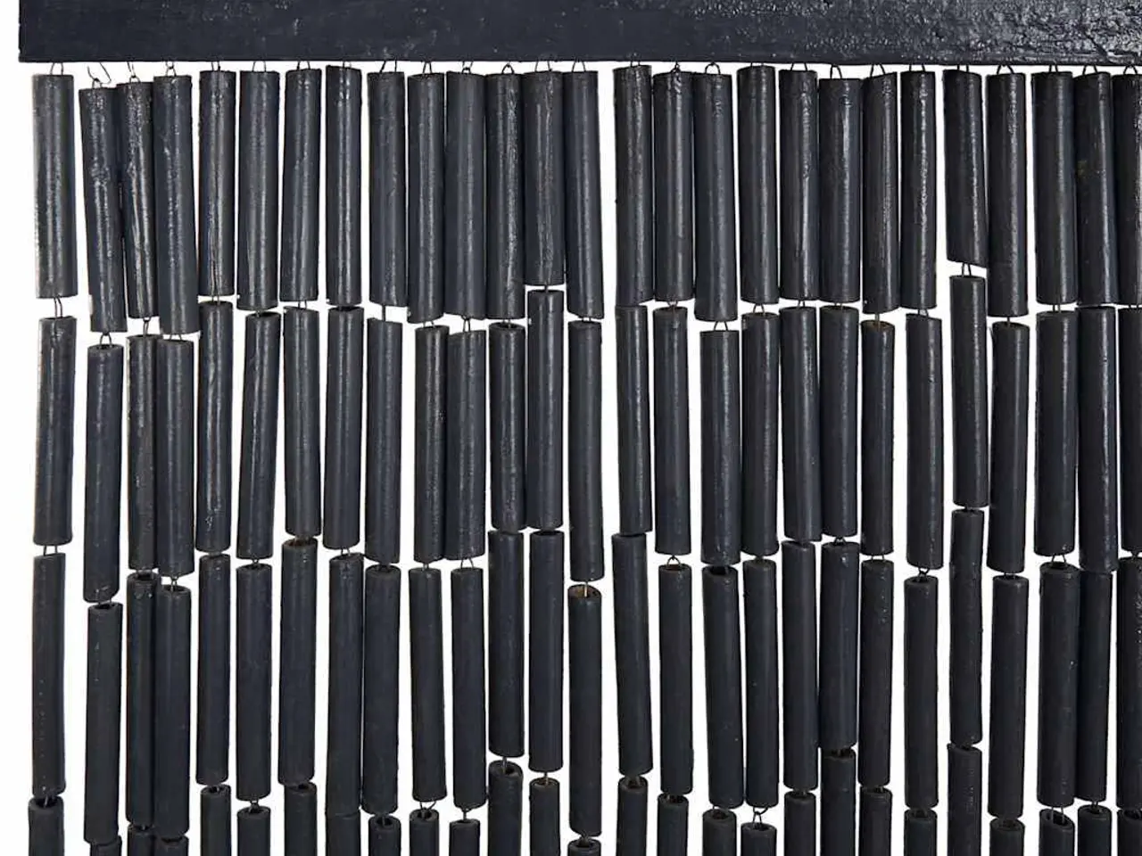 Billede 4 - Insektgardin til døren 90x220 cm bambus mørkegrå