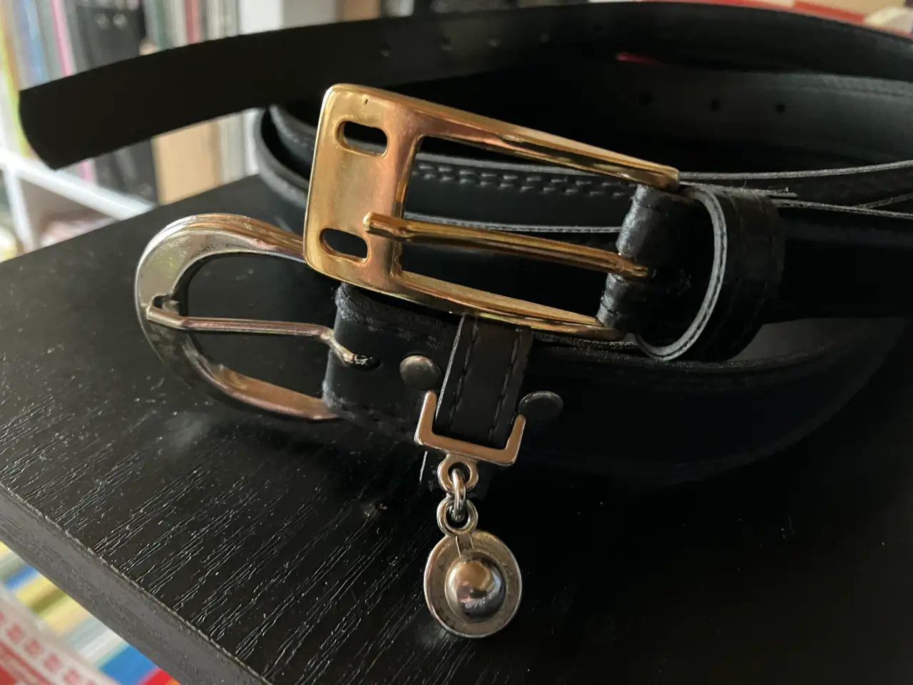 Billede 5 - 3 bælter, skindbælte fra bit'avant accessories