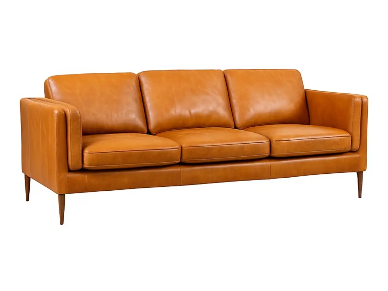 Billede 3 - Valencia 3 pers. sofa læder Cognac