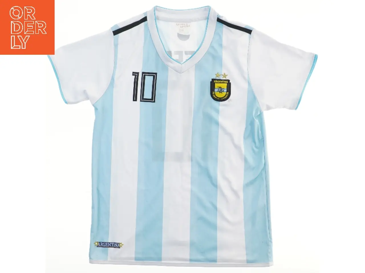 Billede 1 - Argentina Messi fodboldtrøje med nummer 10 (str. 140)