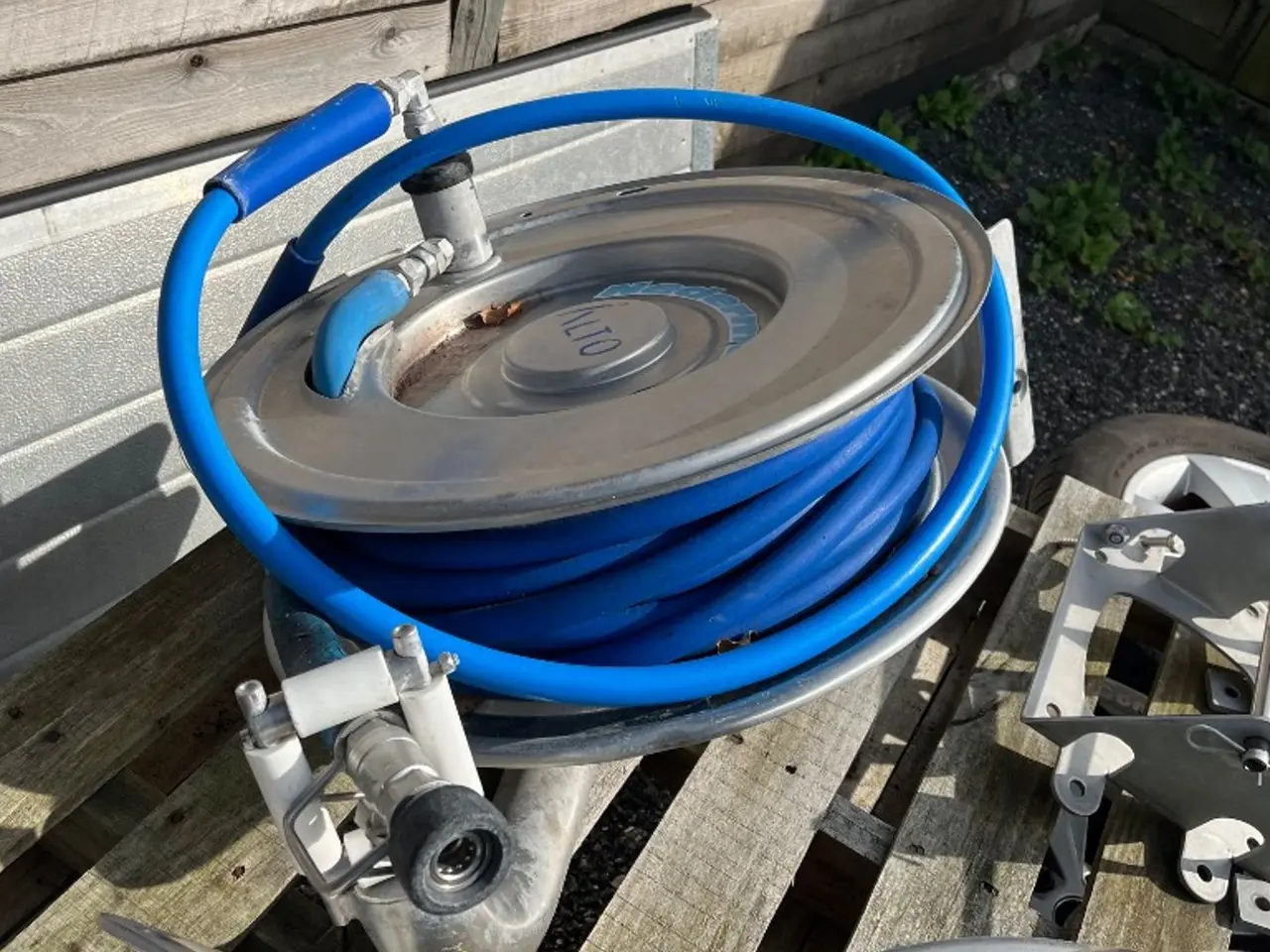Billede 3 - Nederman Rustfri slangerulle 25 Meter