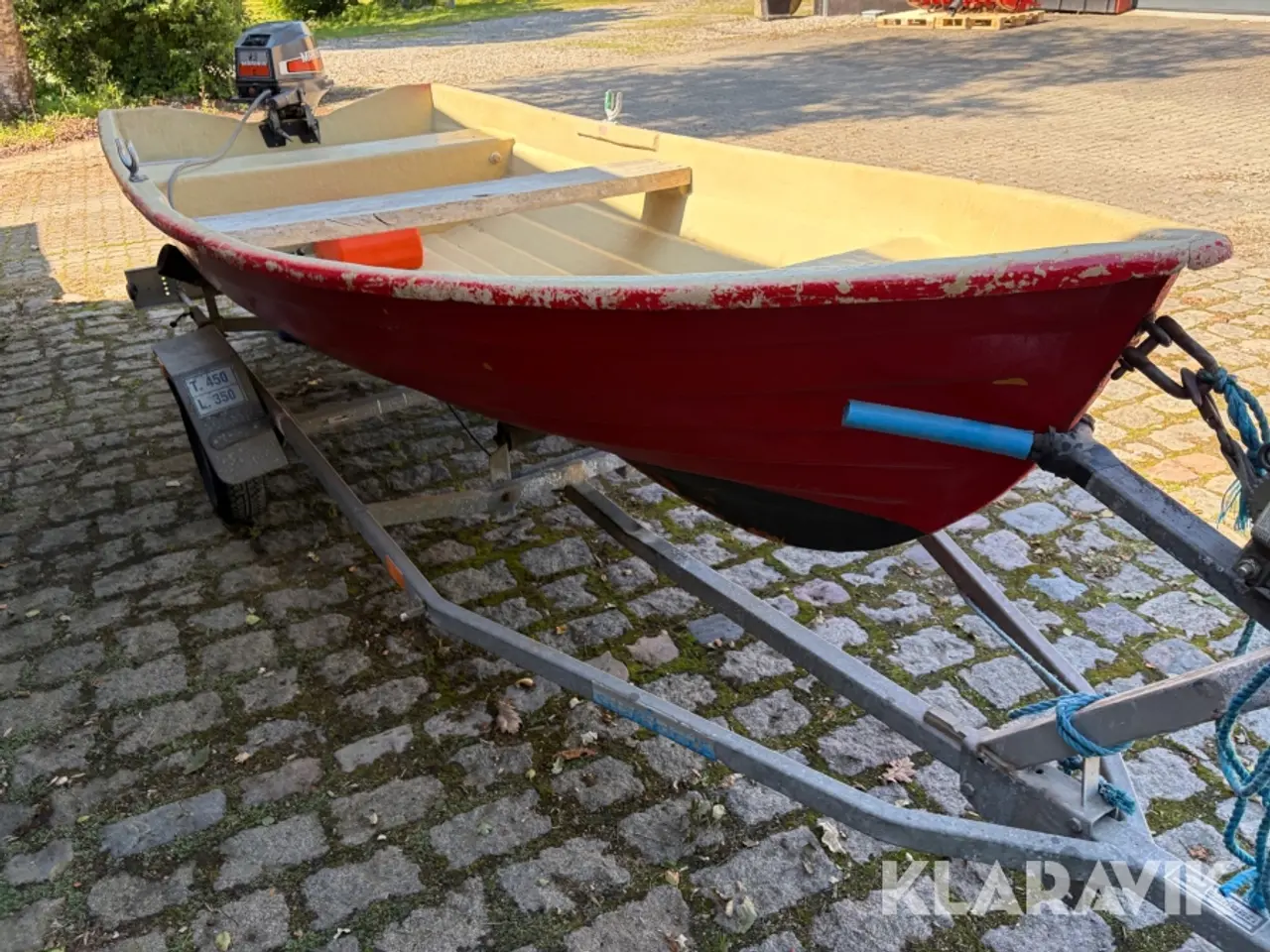 Billede 6 - Jolle med Mariner påhængsmotor og Variant bådtrailer