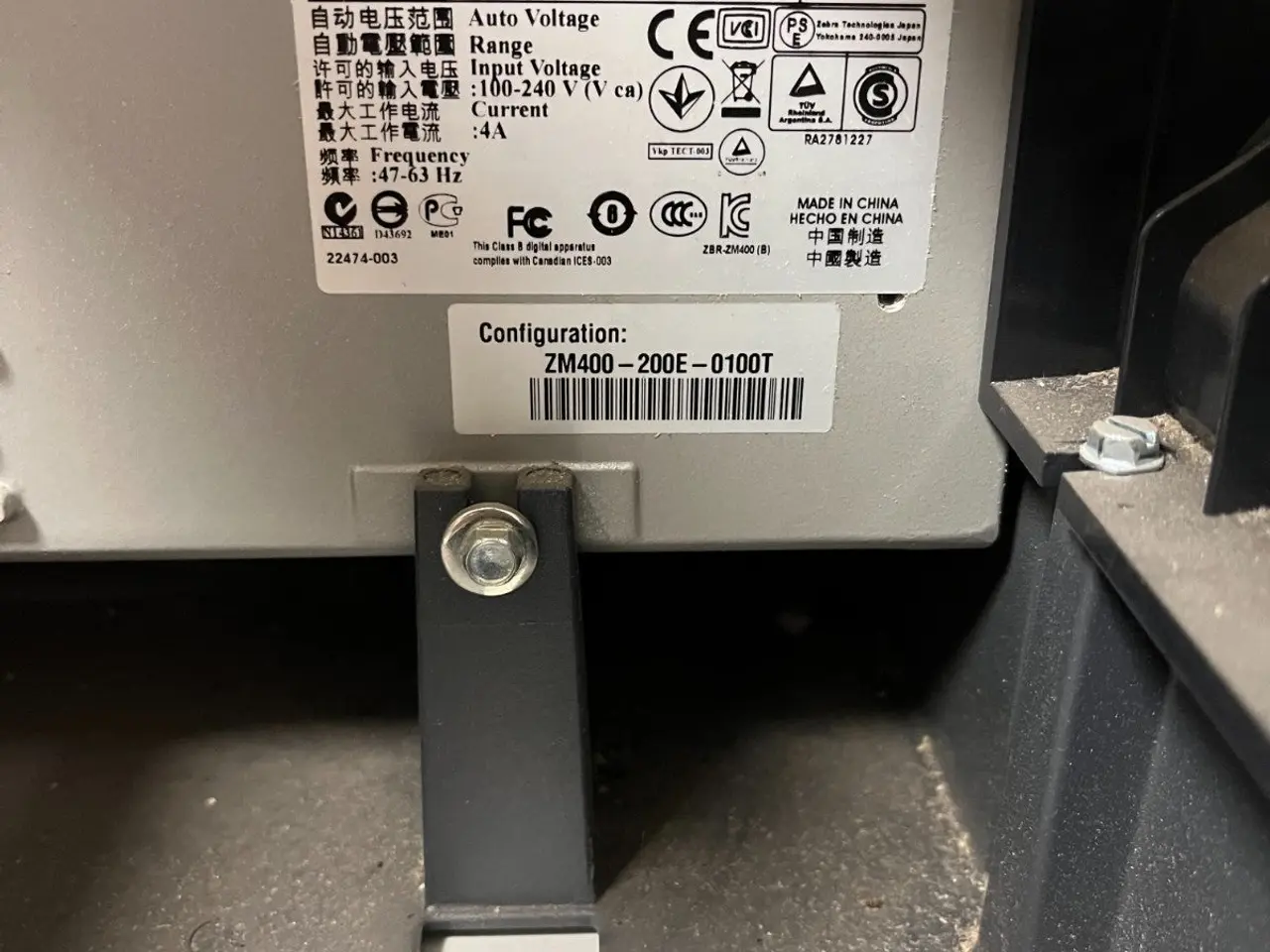 Billede 11 - Zebra ZM400 200E-0100T Thermal Label Printer 203