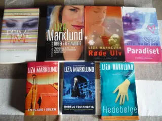 TILBUD: Liza Marklund, 12 bøger, 50 kr. pr. stk.