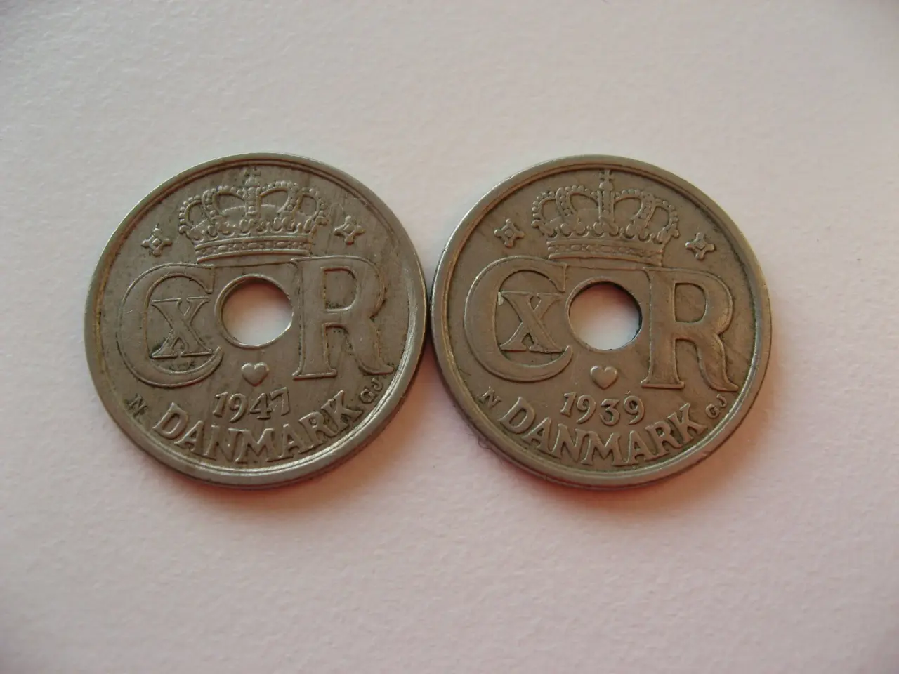 Billede 3 - Flotte 25 ører 1925-1967 Pris Pr Sæt
