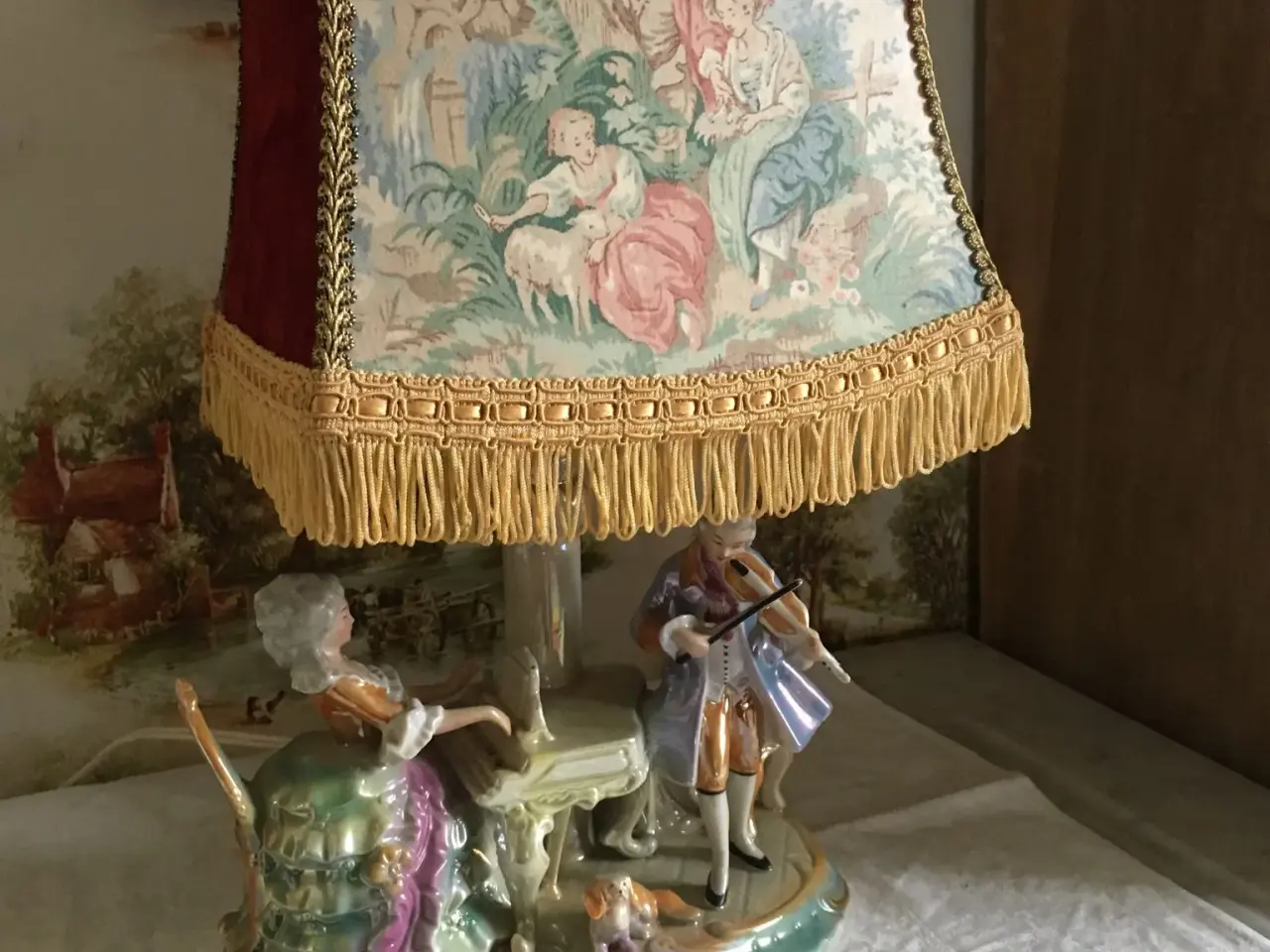 Billede 1 - Porcelænslampe