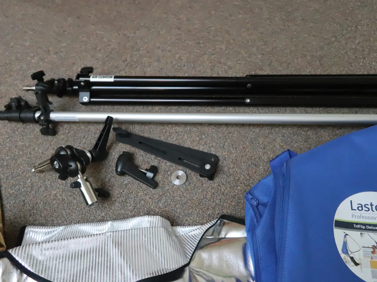 Billede 5 - Lastolite pro Stativ m holder + 5 reflektor/skærme