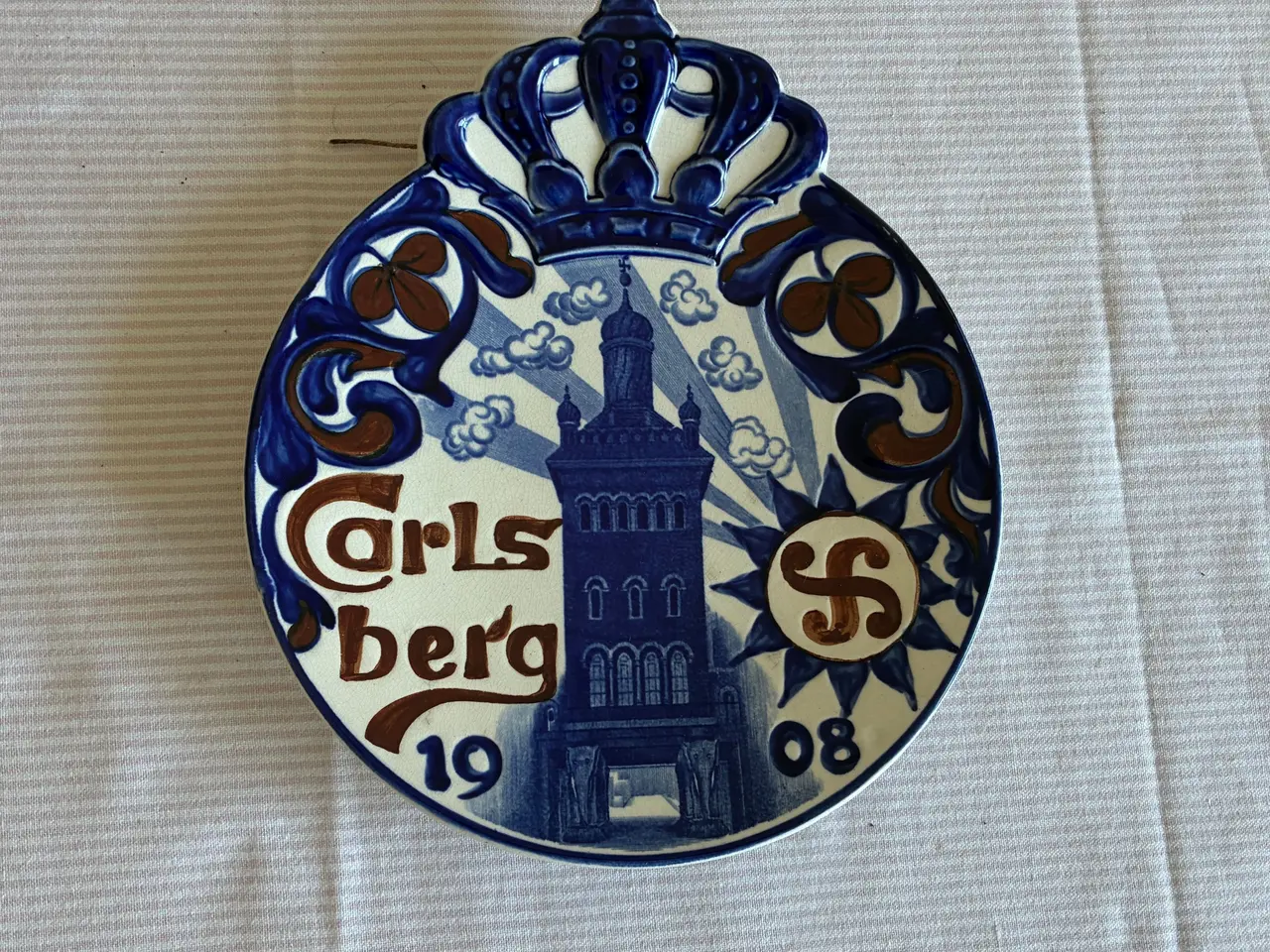 Billede 1 - Carlsberg platte fra 1908 - Aluminia