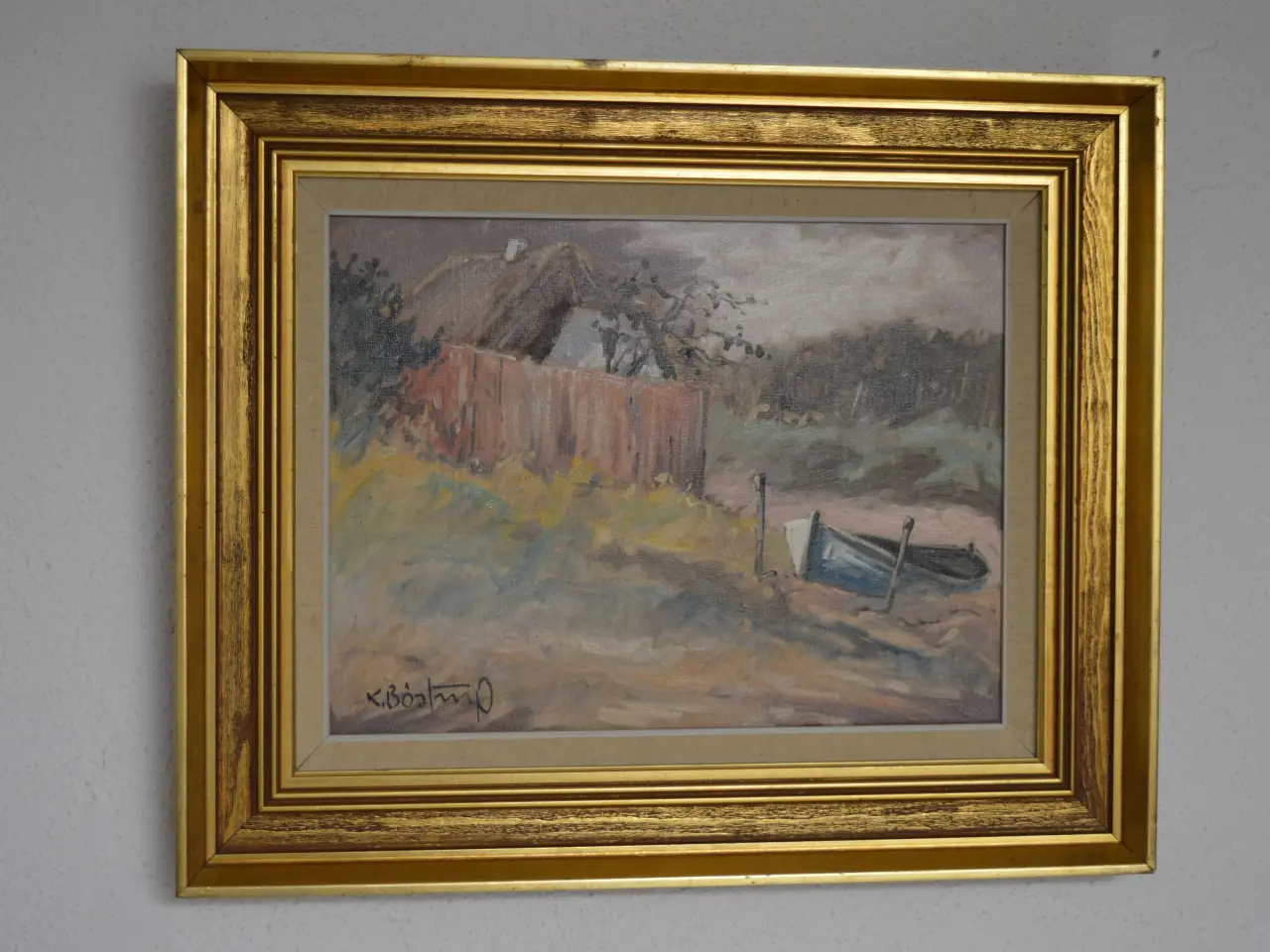 Billede 1 - Oliemaleri K. Bøstrup
