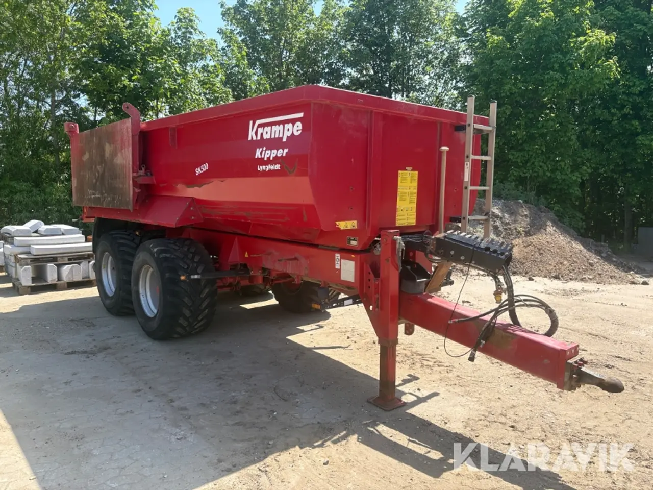 Billede 5 - Tipvogn Krampe SK500 21 tons