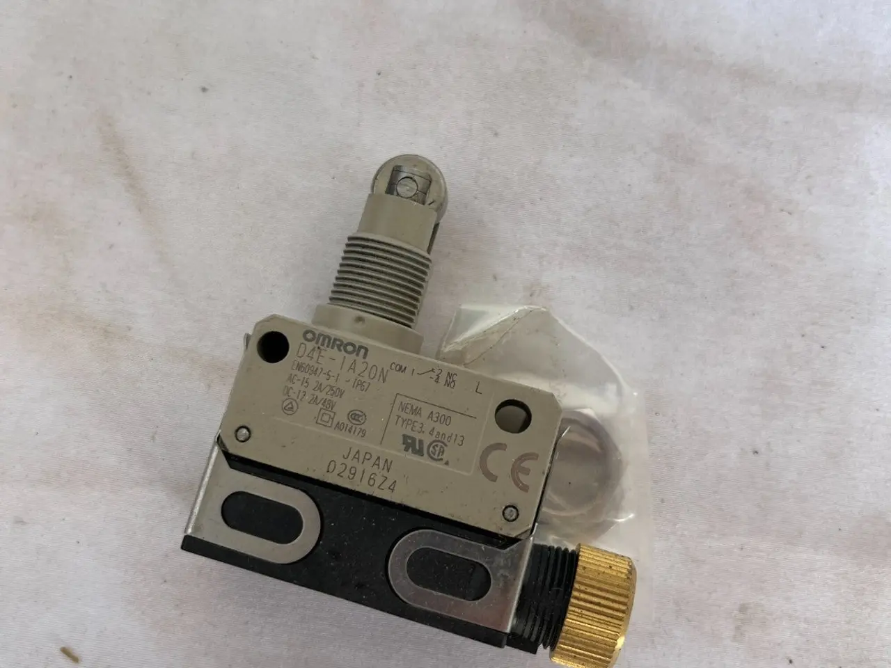 Billede 3 - Omron D4F-1A20N Compact endestopkontakt Roller