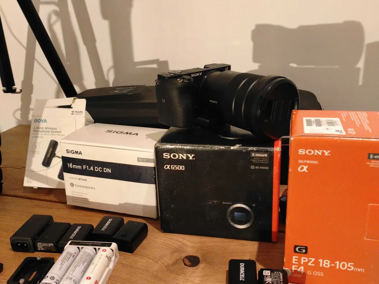 Billede 1 - Sony a6500 Pro Video-kit | Sigma 16mm | Sony 18-10