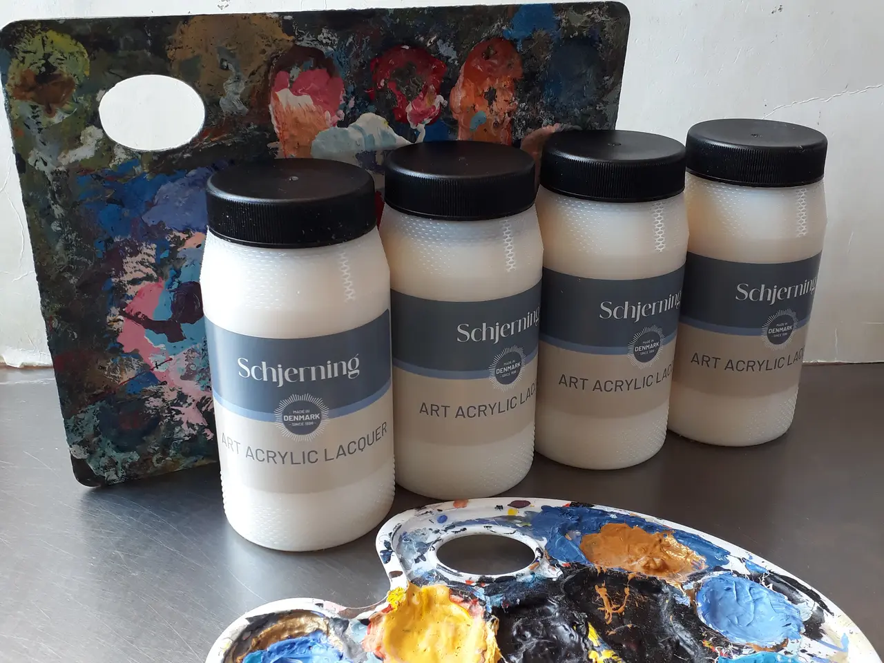 Billede 1 - 4 x Schjerning Slutfernis Lak