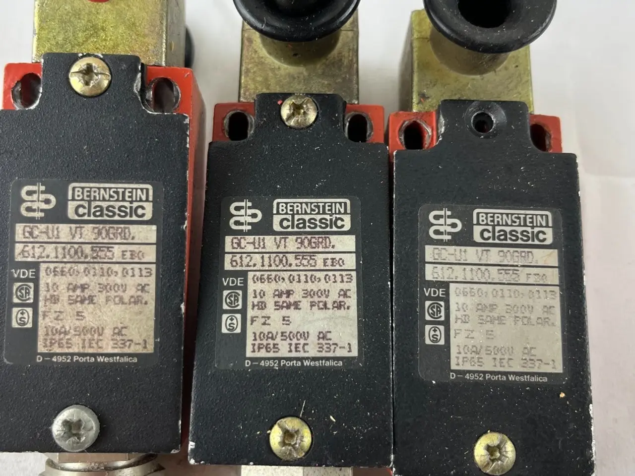 Billede 5 - parti 3x Bernstein Classic GC-U1 VT 3068D Safety