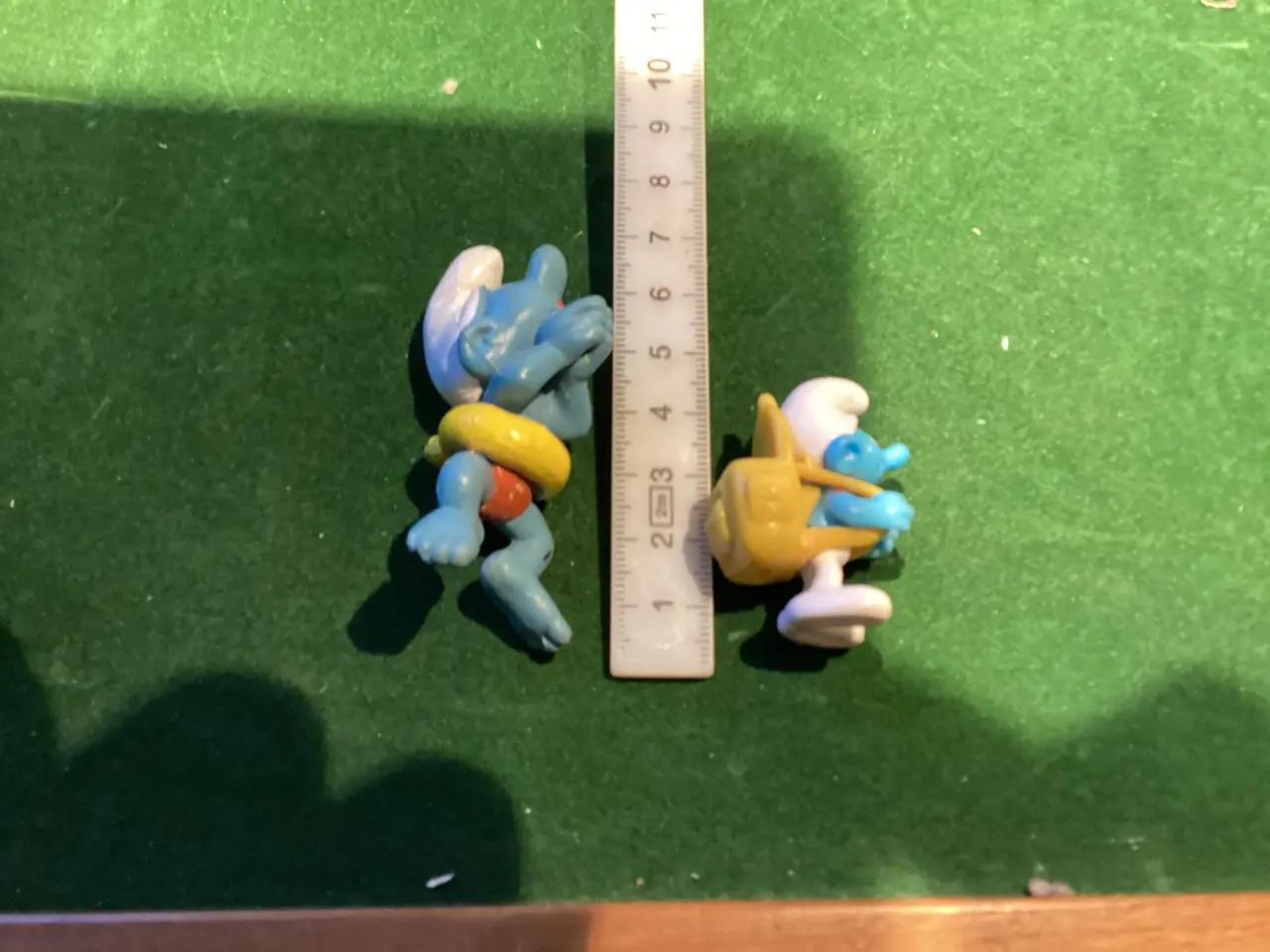 Billede 12 - Smølfer- bamse samt 6 små smølfefigurer