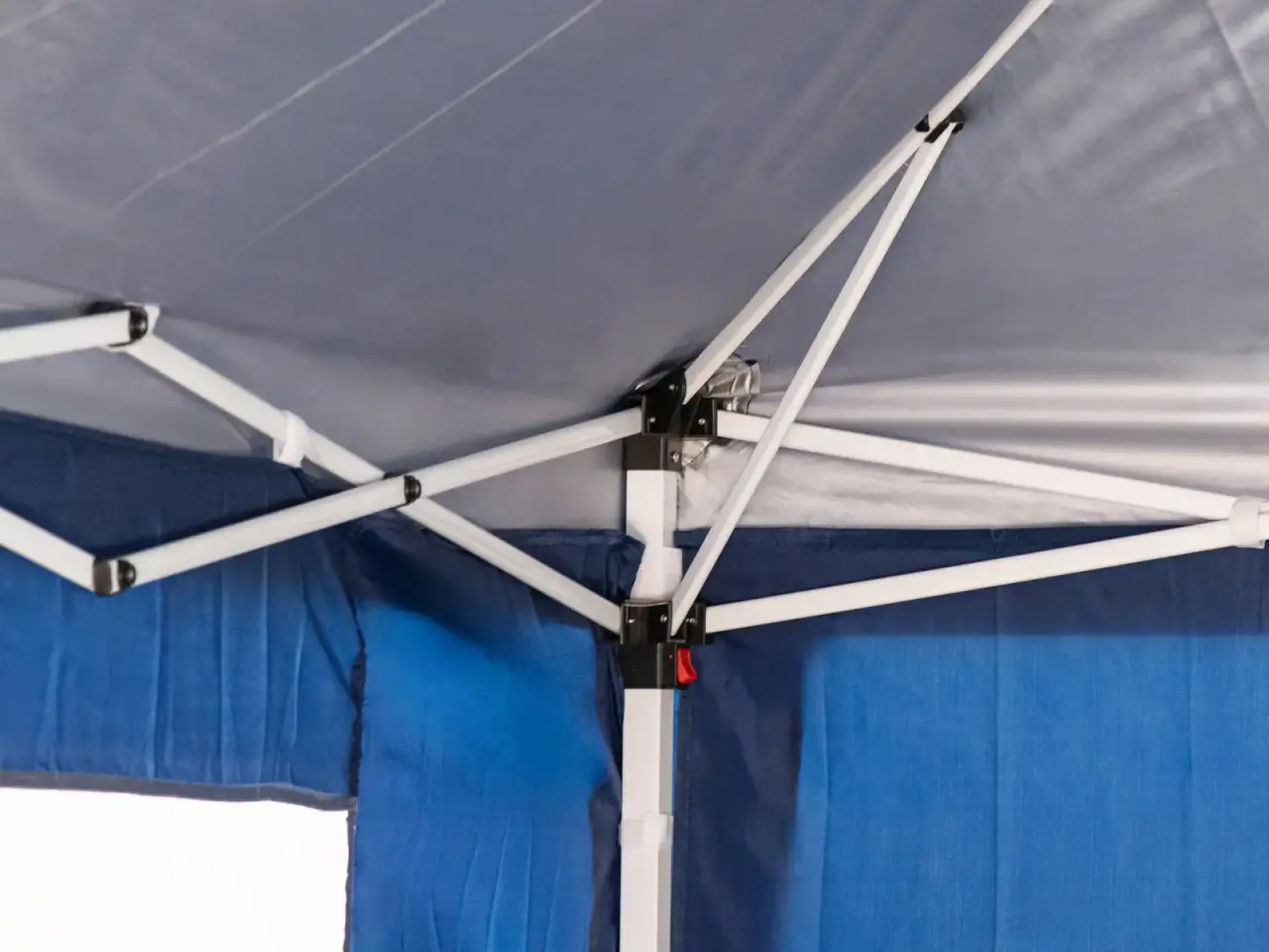 Billede 2 - Klap sammen-pavillon med sidedug