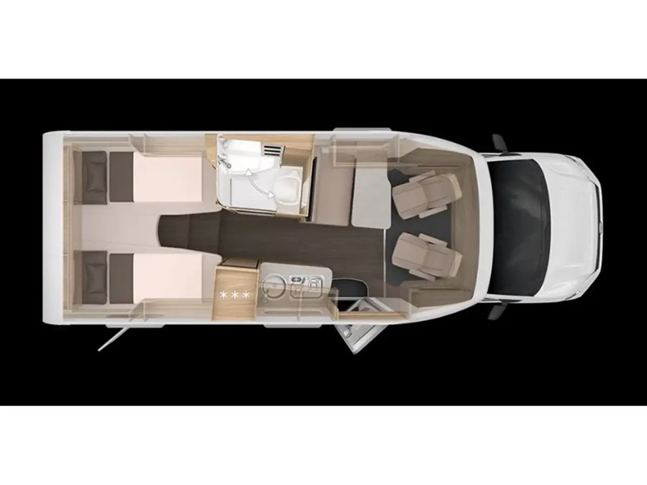 Billede 4 - 2023 - Knaus Van Ti Plus 650 MEG "VW" Platinum Selection   Knaus Van Ti Plus 650 MEG VW Platinum Selection 2023 - Se den nu hos Camping-Specialisten.dk