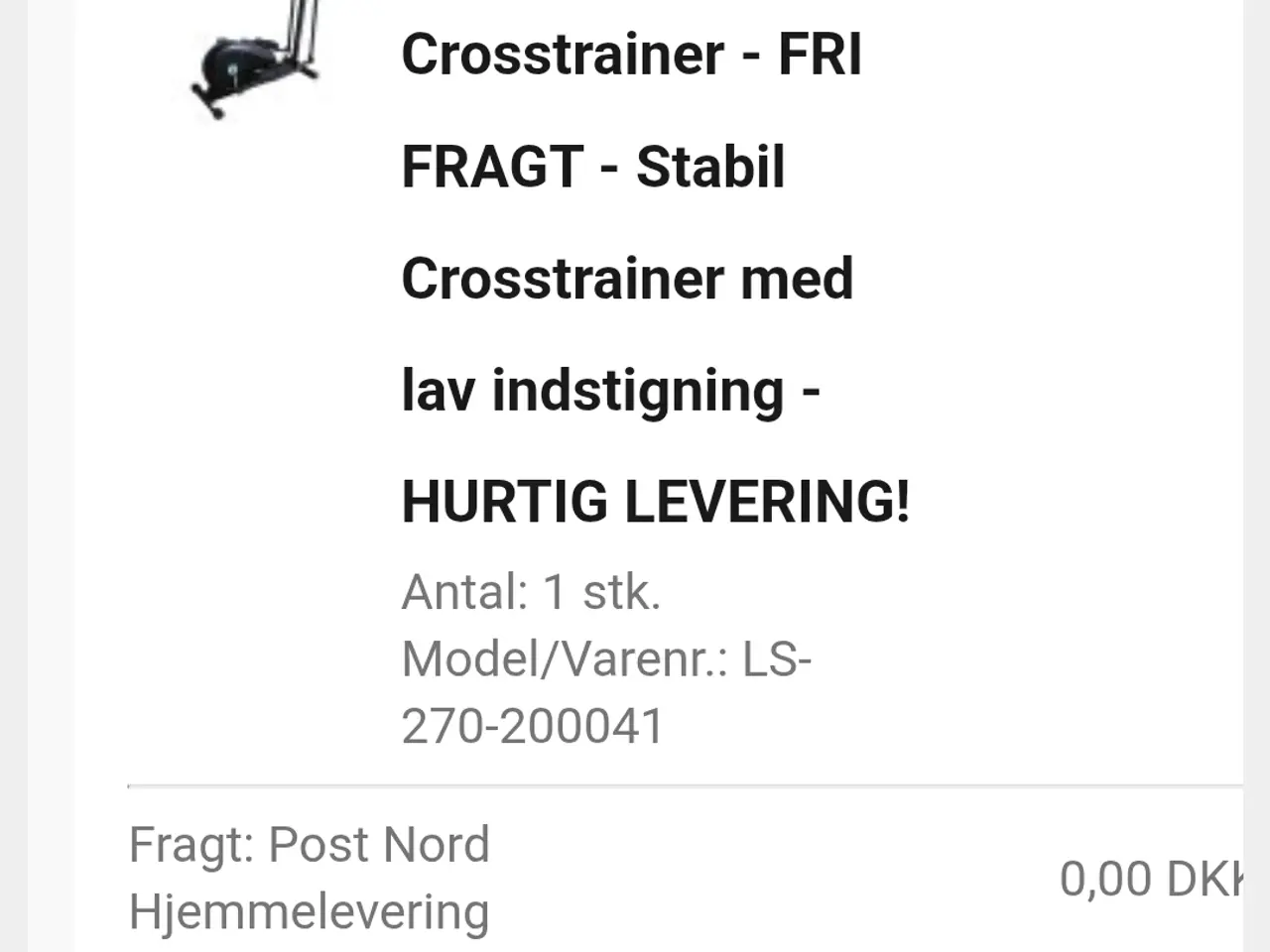 Billede 6 - Crosstrainer titan life c35