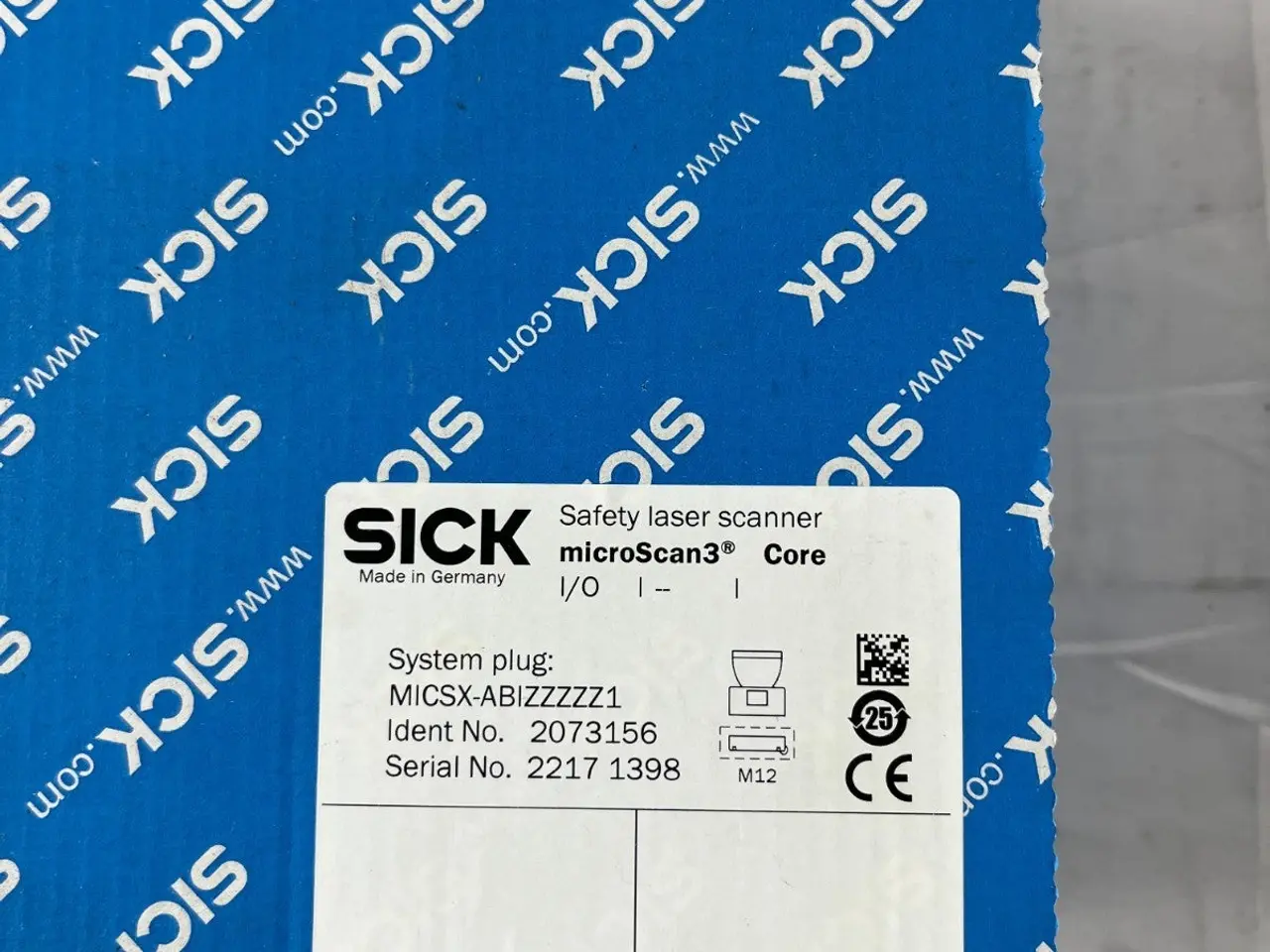 Billede 3 - SICK microScan3 Core Safety Laser Scanner I/O M12