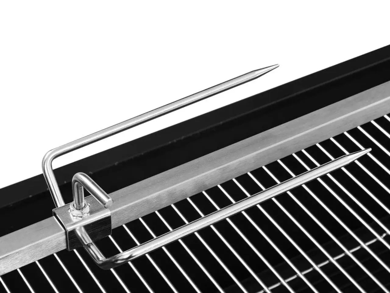 Billede 8 - Elektrisk grill med rotisserie - rustfrit stål, på hjul