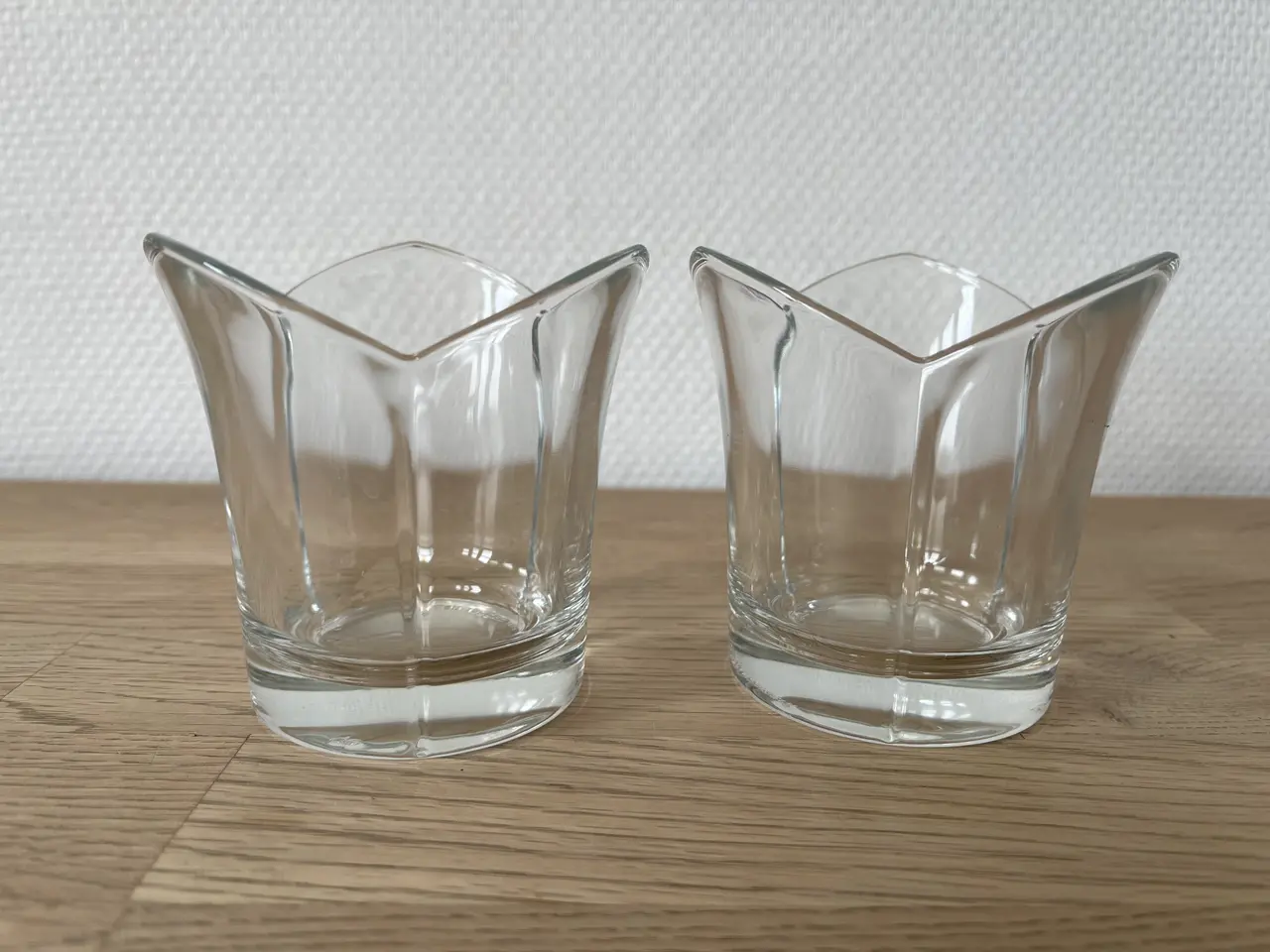 Billede 4 - Erik Bagger lysestager i glas - 25 kr./stk.