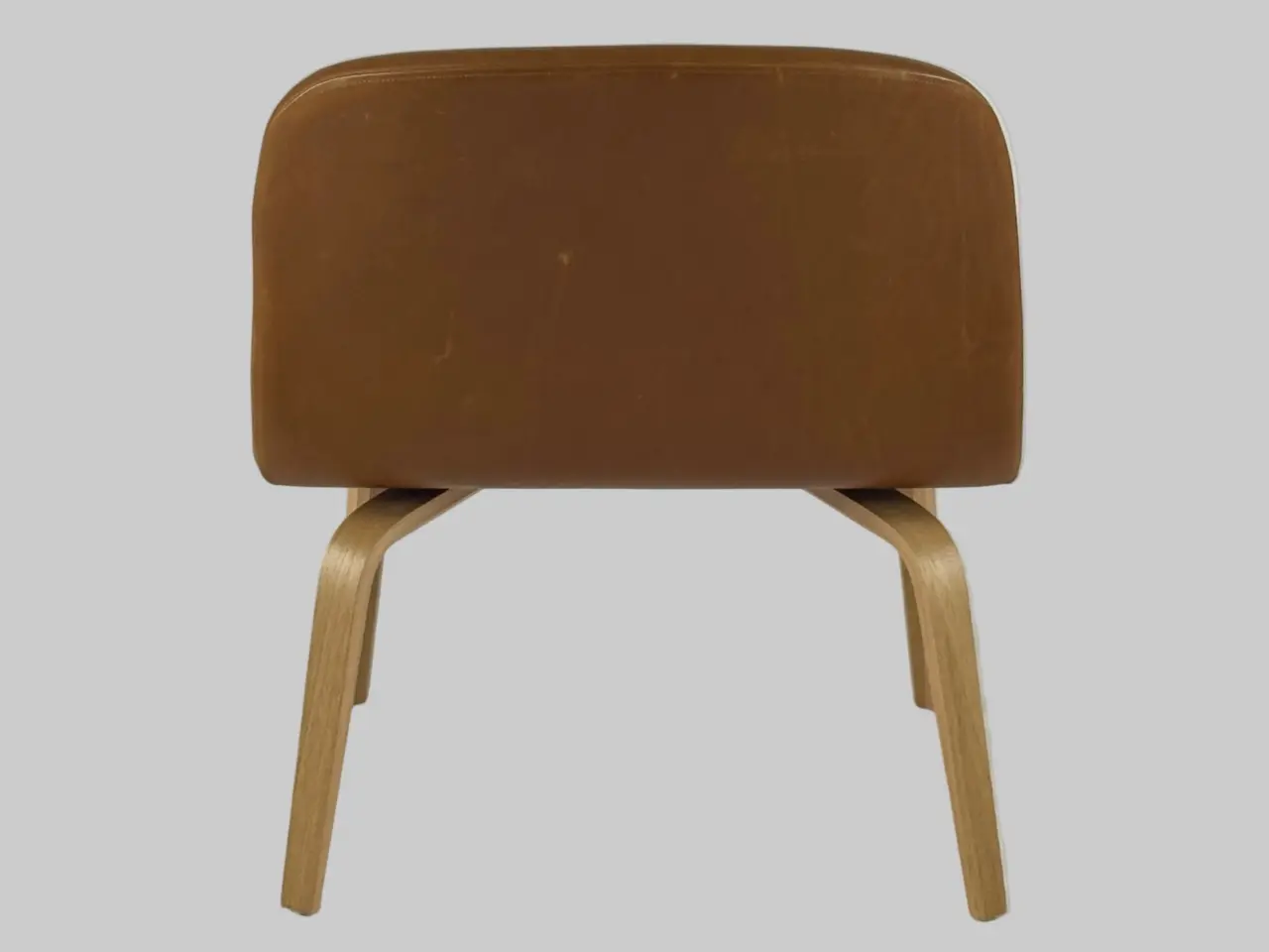 Billede 5 - Muuto Visu Loungestol – Cognac Læder/Eg Stel