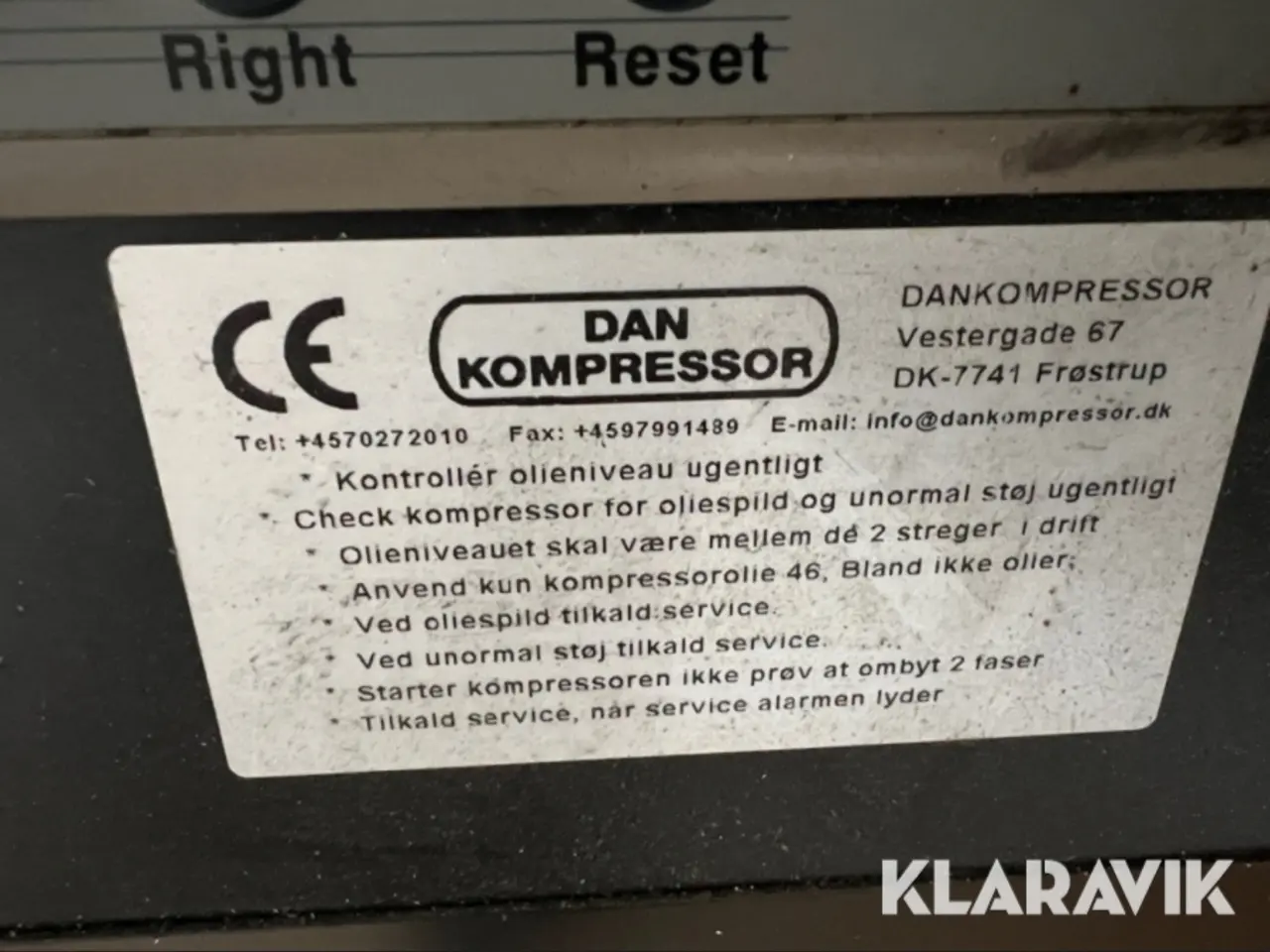 Billede 7 - Kompressorer Dan Kompressor SK 220 FR