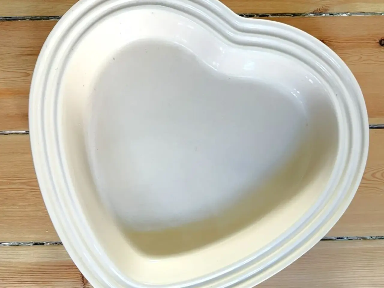 Billede 1 - Ildfast hjertefad fra Le Creuset
