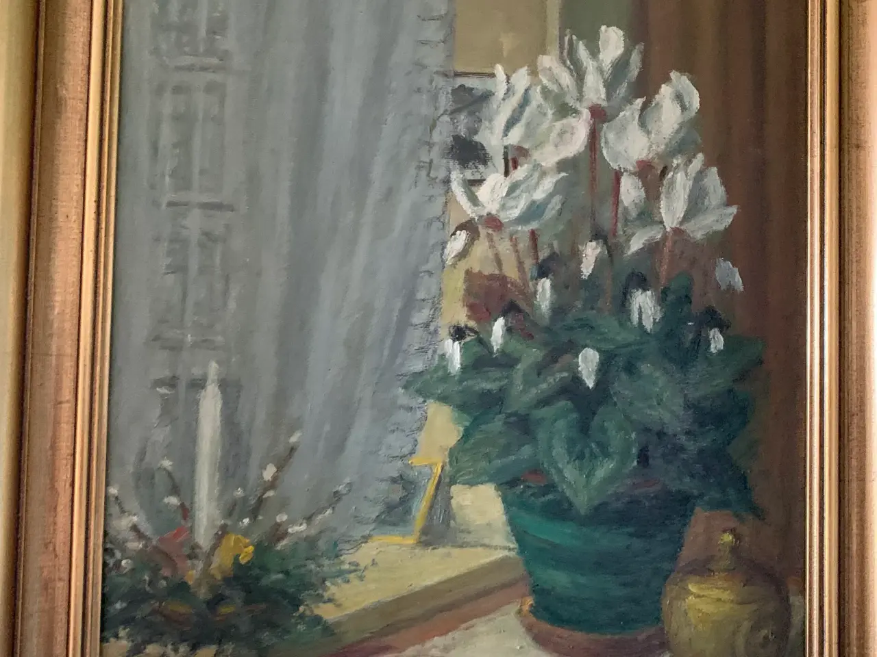 Billede 1 - Alpeviol? Blomstermotiv af C Roden