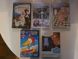 H.C. Andersen Eventyr 5 DVD´er