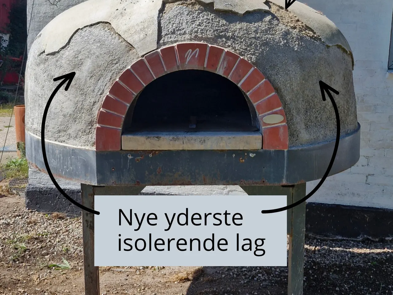 Billede 2 - Pizzaovn, brændefyret med plads til ni pizzaer