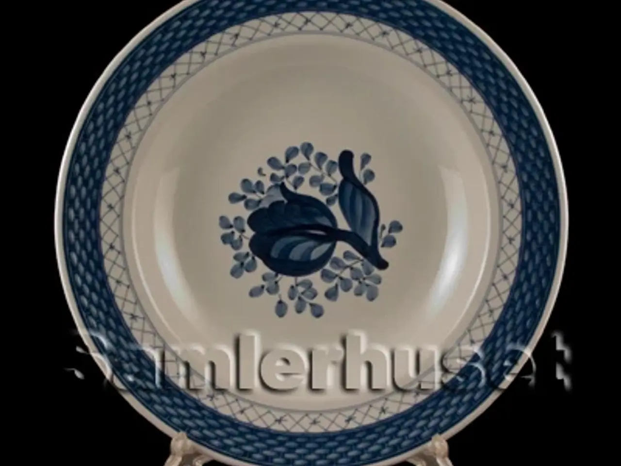 Billede 1 - Trankebar Tallerken Dyb 21 cm. - R.C. 1847