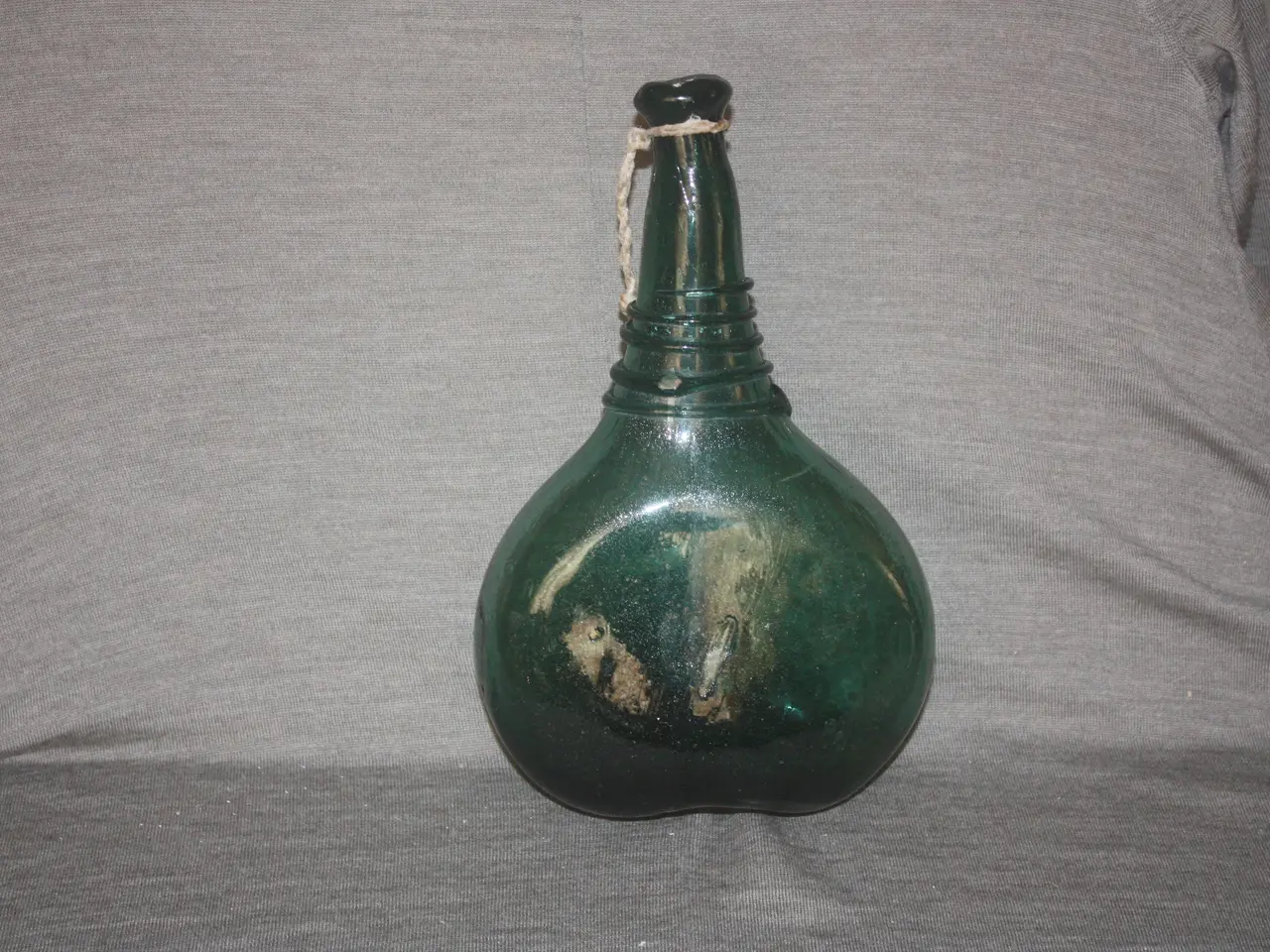 Billede 3 - Håndlavet glas sadel flaske højde 26 cm måske Iran