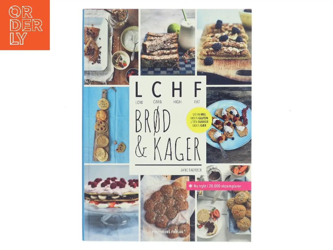 Billede 1 - LCHF – Brød & kager af Jane Faerber (Bog)