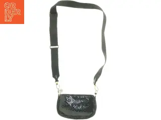 Sort taske med rem (str. 21x13,5 cm)