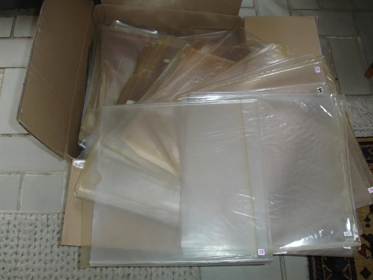 Billede 1 - (Sender gerne) 100 stk x 12" Sleeves = 80.-