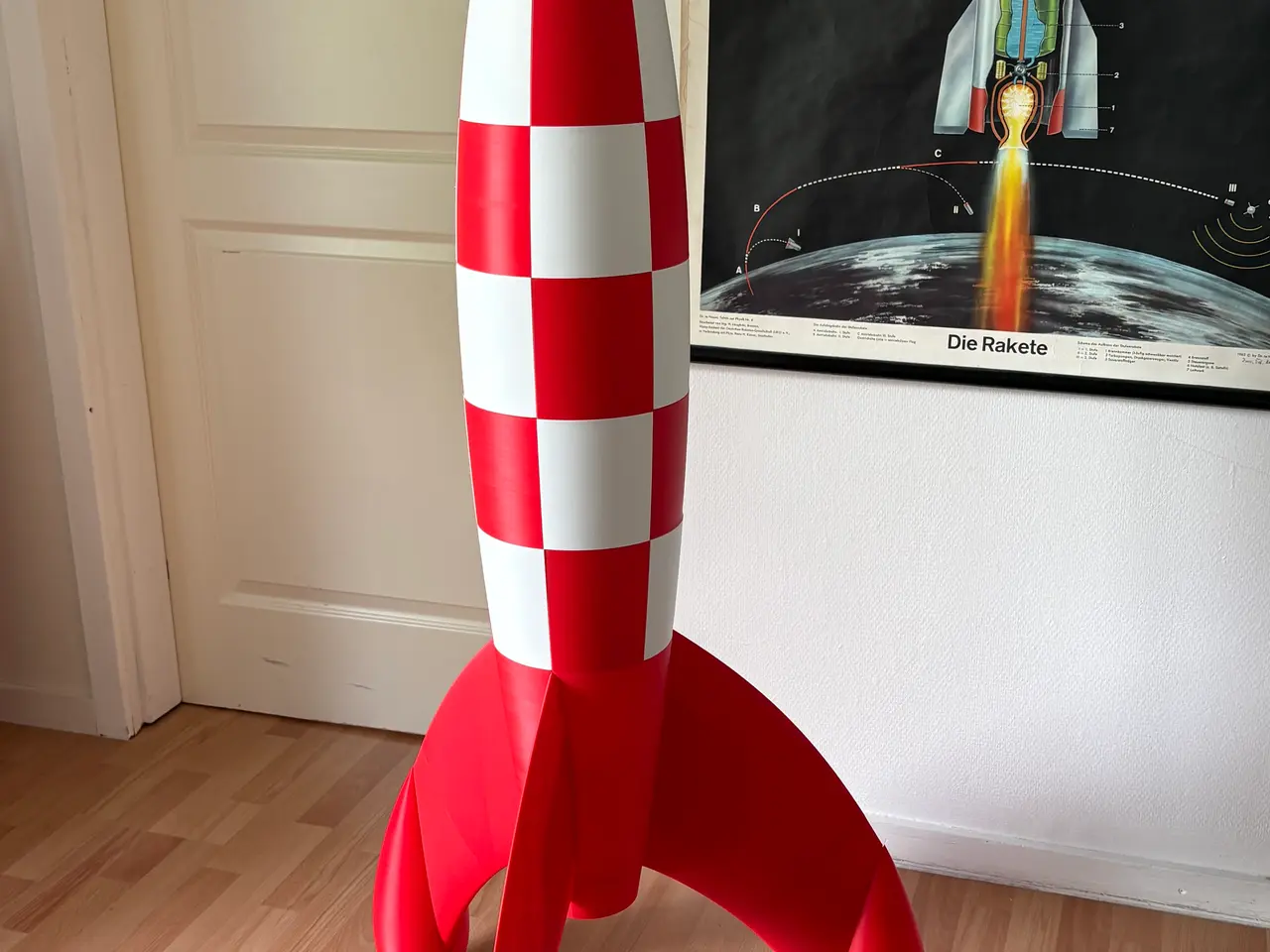 Billede 2 - Tintin raket 1,5 meter