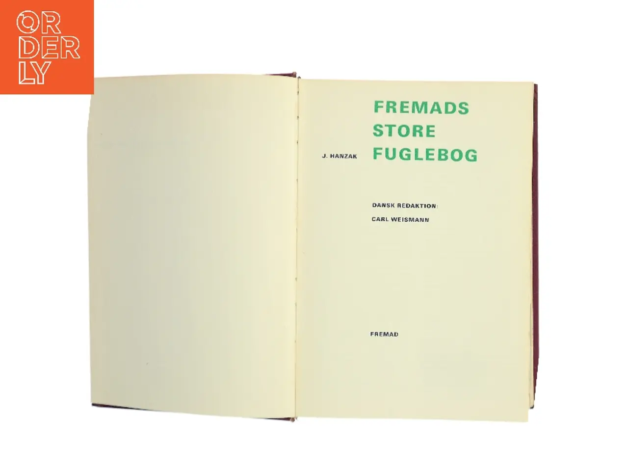 Billede 1 - Fremads store fuglebog af J. Hanzak (Bog)