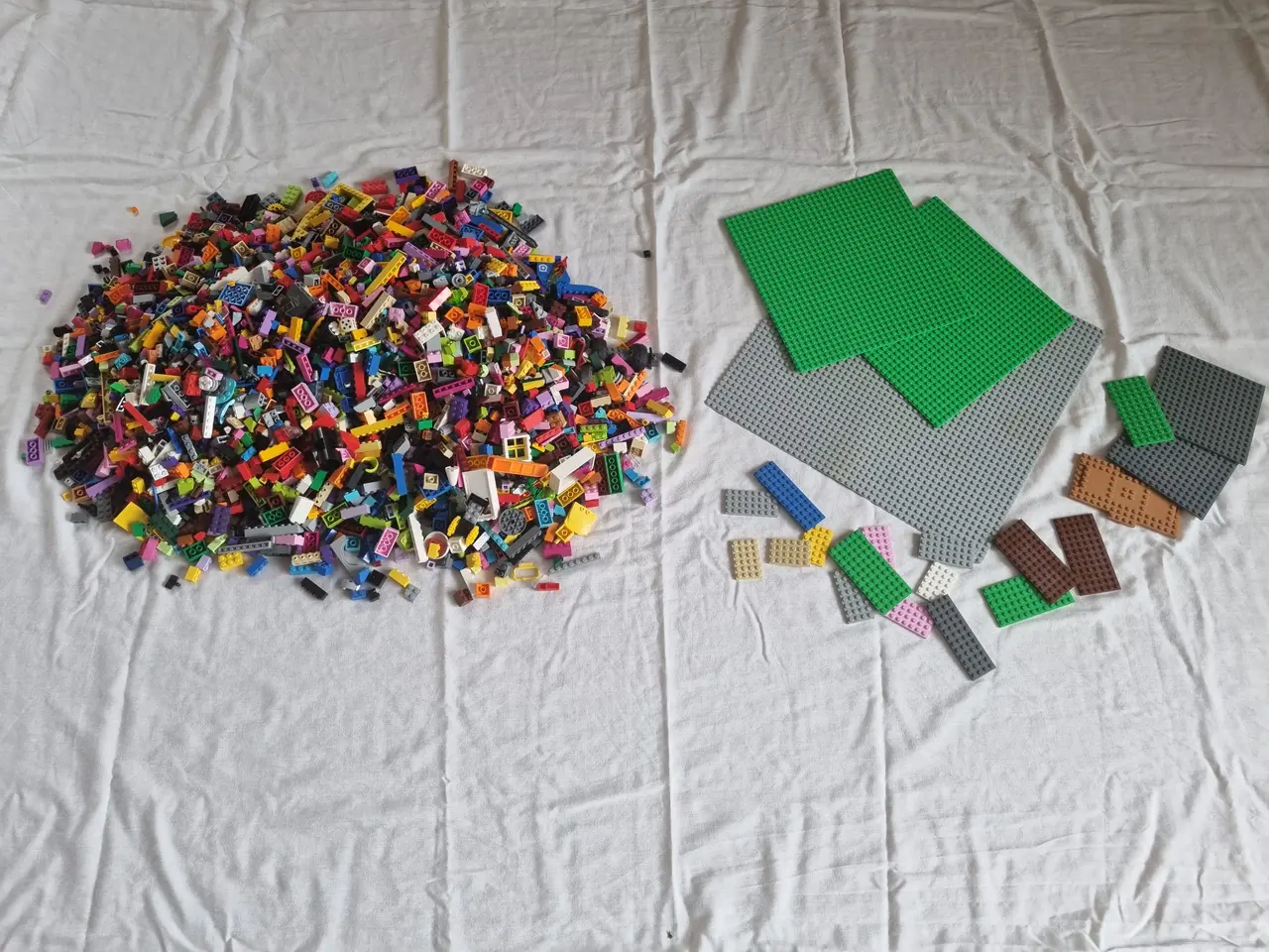 Billede 1 - Blandede legoklodser - ca 7 kg