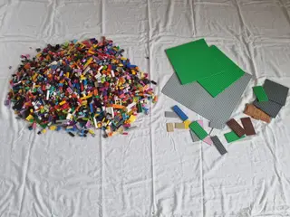 Blandede legoklodser - ca 7 kg
