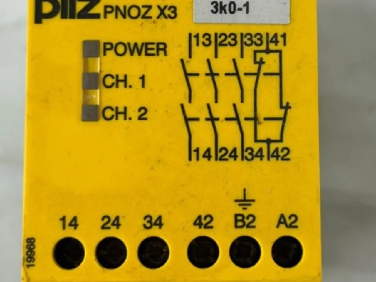 Billede 1 - Pilz PNOZ X3 sikkerhedsrelæ 24VAC/DC 230VAC Stop