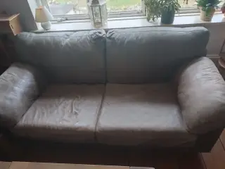 2+3 pers. Læder sofa. Gratis 