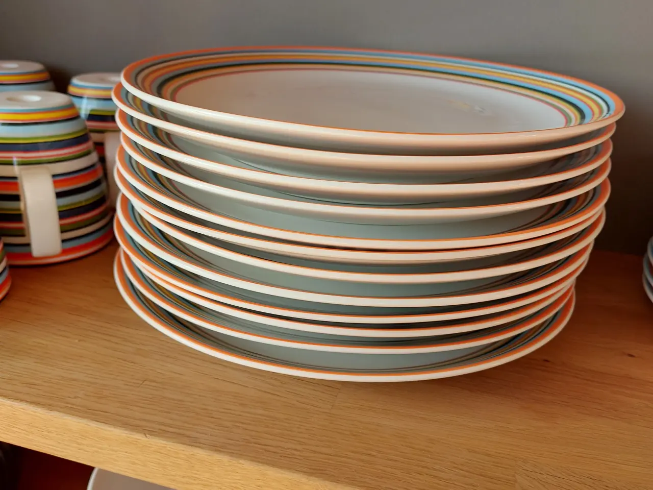 Billede 5 - Iittala orange porcelæn