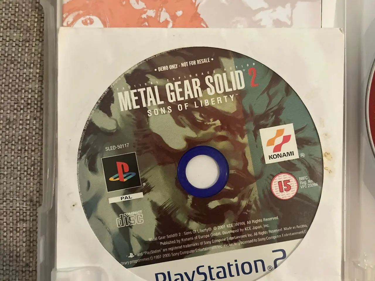 Billede 3 - Metal Gear Solid 2 (Konami) - PlayStation 2 spil