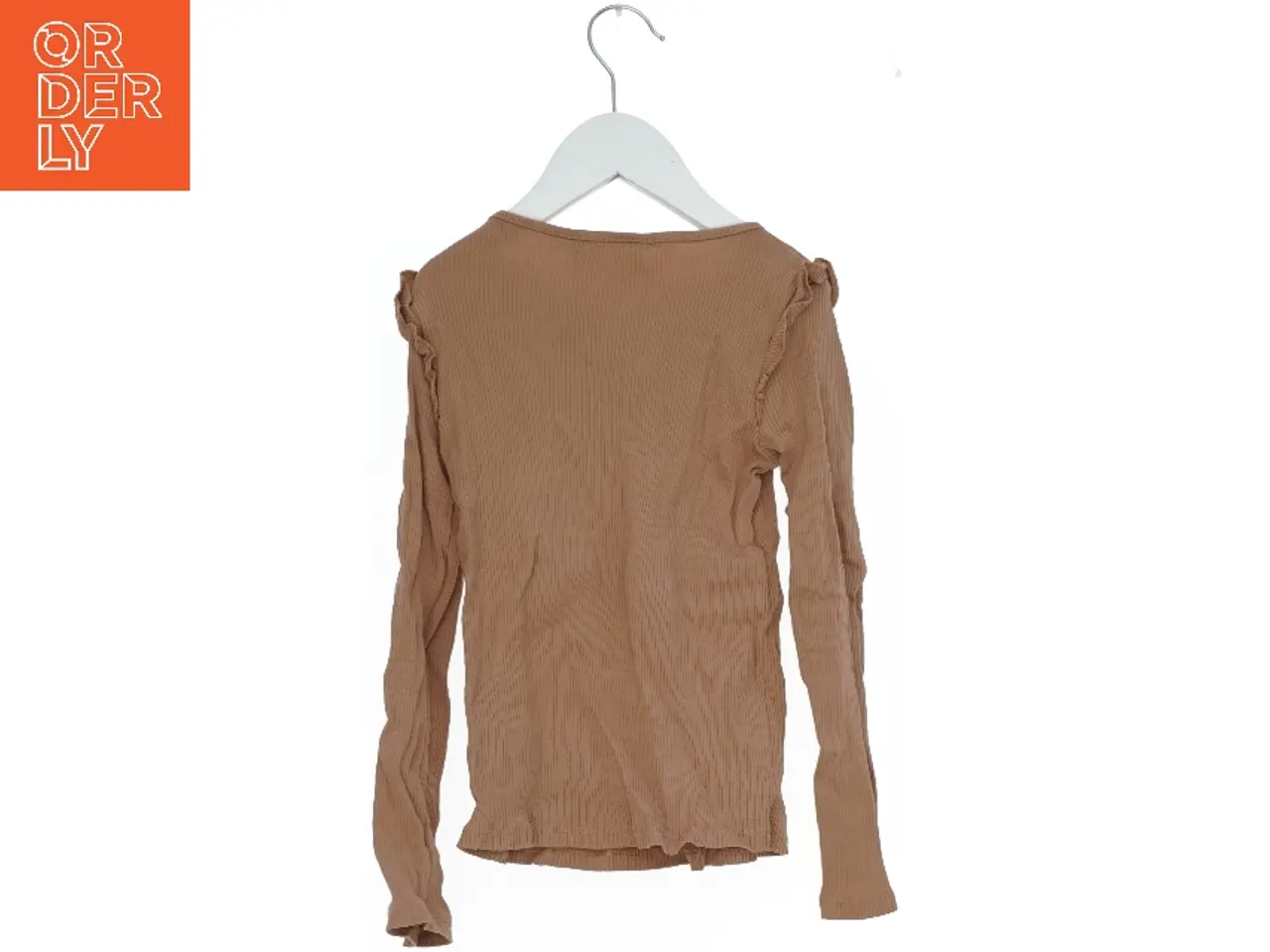 Billede 2 - Langærmet ribbet bluse fra H&M (str. 128)